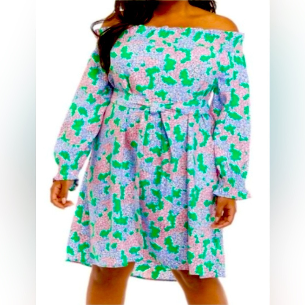 🌺Crown & Ivy Curvy Hello Spring Off Shoulder Dress🌺